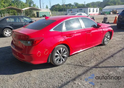 2023 Honda Civic Ex /Ex W/O Bsi из США, поврежденный, VIN 2HGFE1F70PH311067